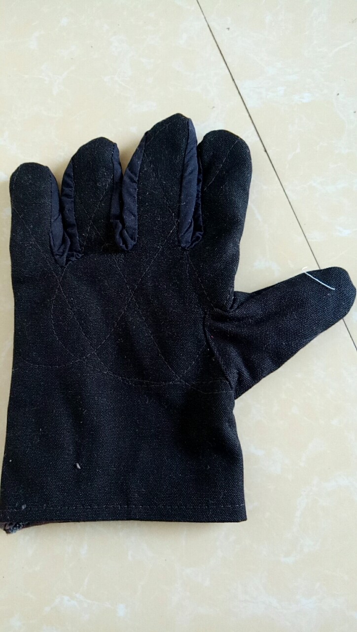 Găng tay vải bạt dày màu
